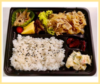 豚の生姜焼き弁当 (Pork Ginger Bento)